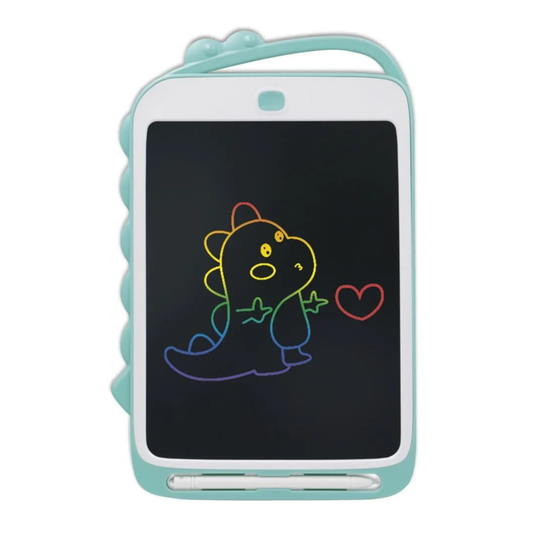 Digitale Schiefertafel SDF "A4-S Dino", schwarzes Display, Stiftlinien farbig