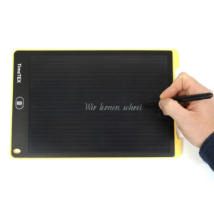 Digitale Schiefertafel SDZ "A4-S", schwarzes Display, 3-geteilte Schreibzeile